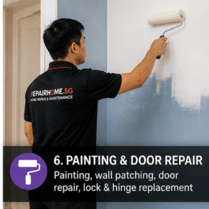painting door repair