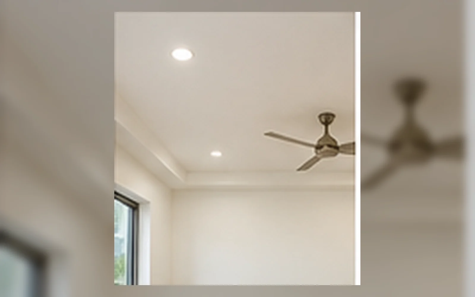 Ceiling painting work in a Singapore home.