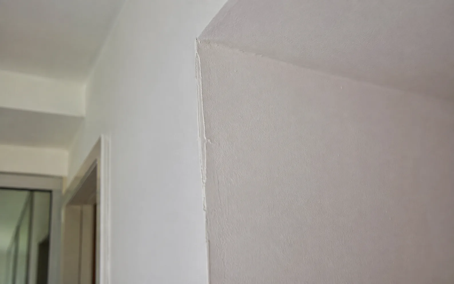 Crack requiring sealing in a Singapore property.