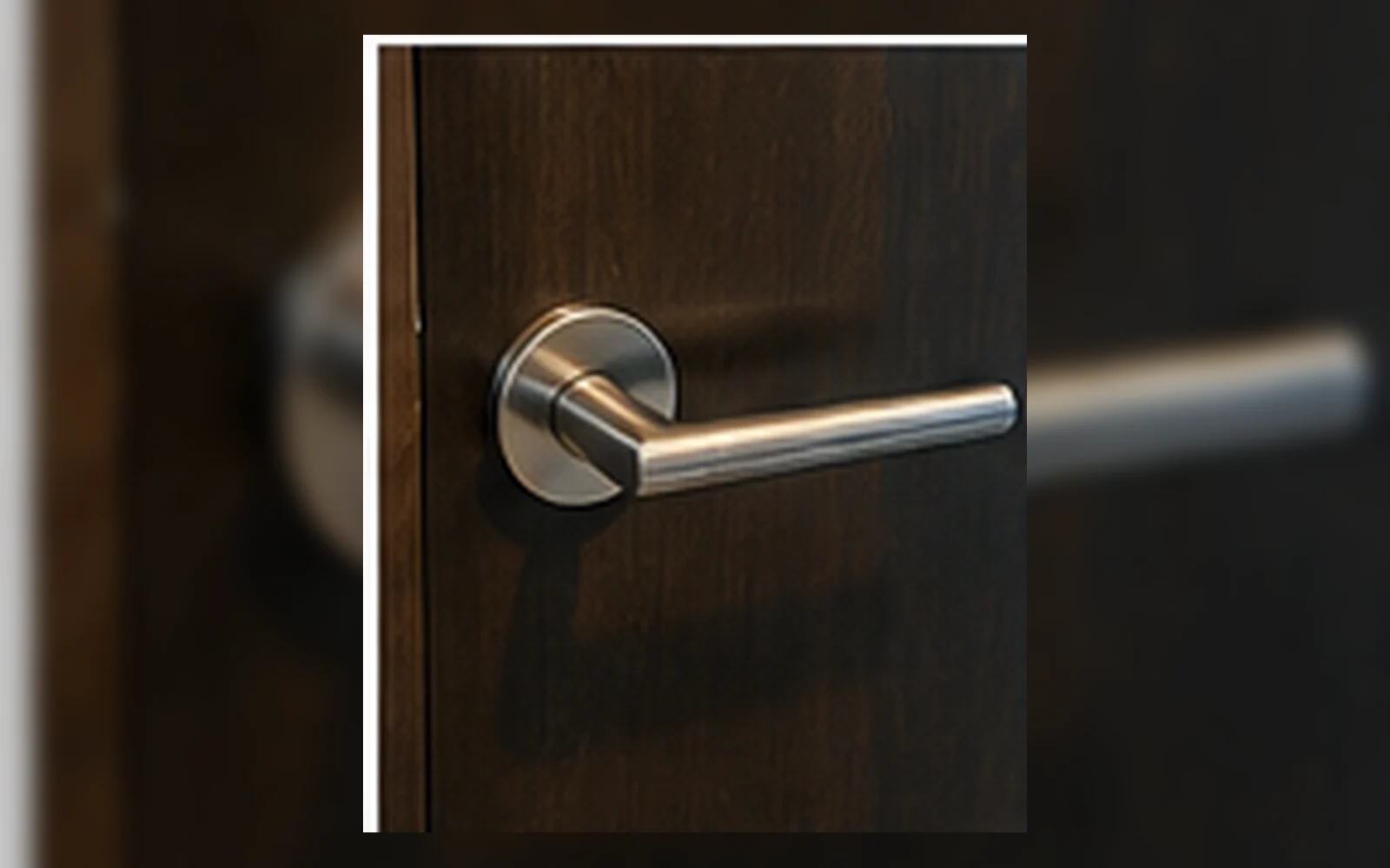 Door handle replacement in a Singapore home.