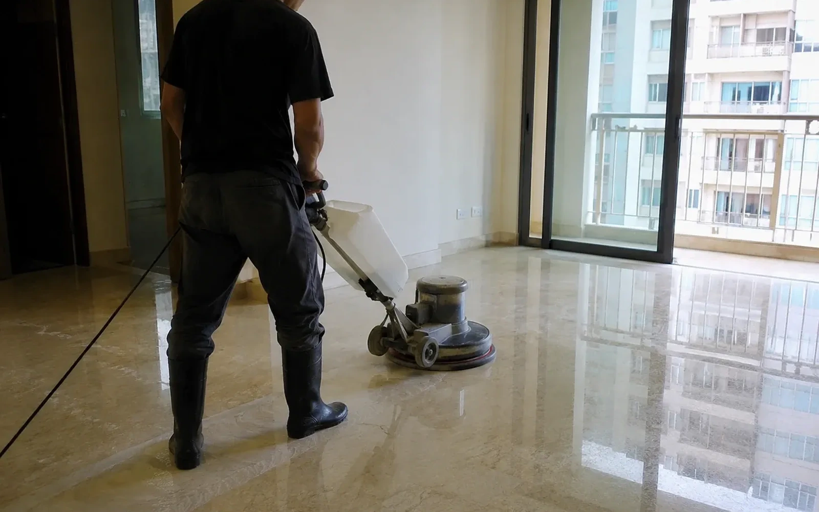 Floor Polishing assessment for a Singapore property