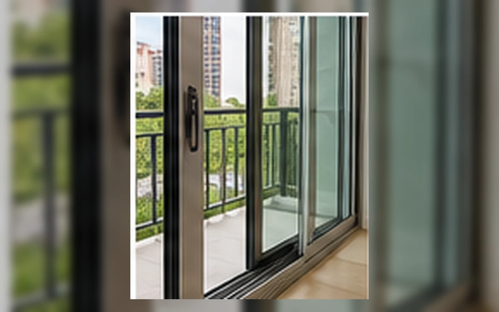 Sliding door requiring repair in a Singapore home.